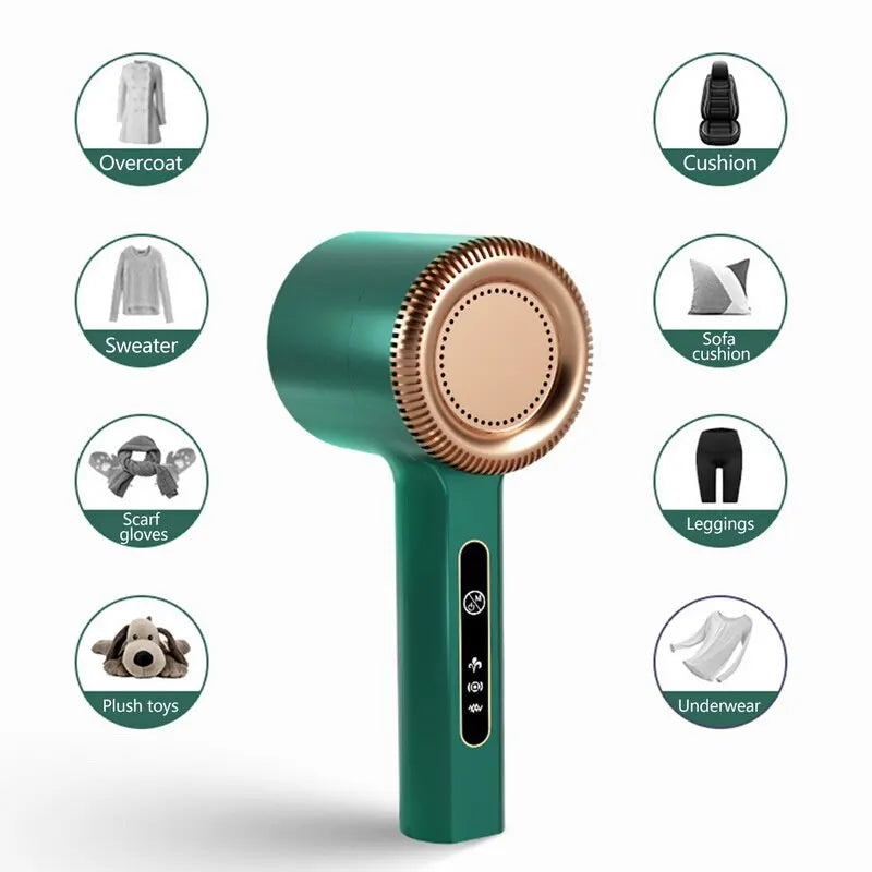 Efficient Rechargeable Lint Remover for Clothes - Electric Hair Ball Trimmer and Fuzz Shaver for Sweaters and Fabrics