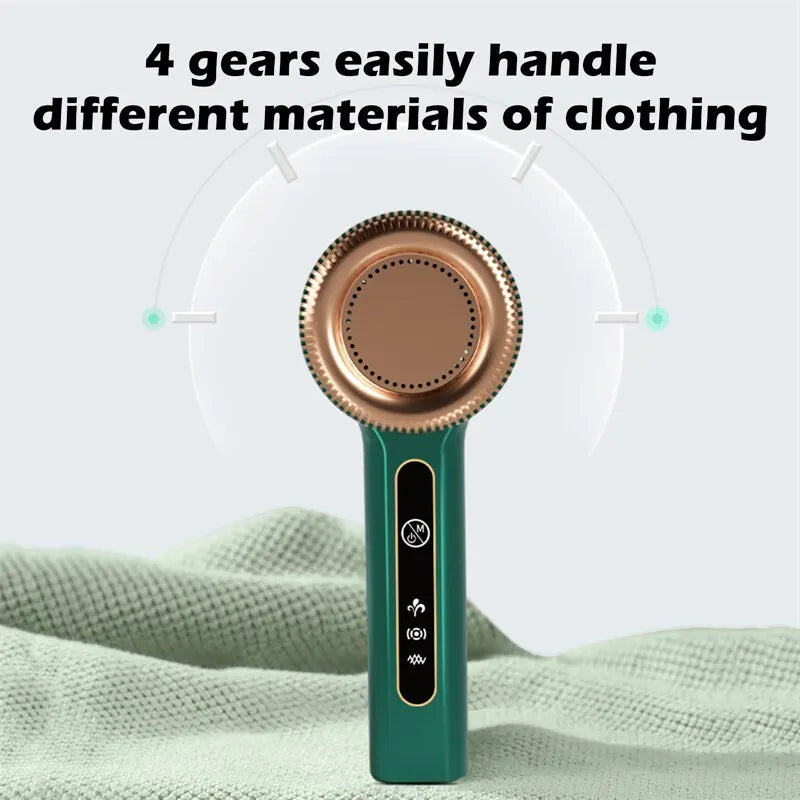 Efficient Rechargeable Lint Remover for Clothes - Electric Hair Ball Trimmer and Fuzz Shaver for Sweaters and Fabrics